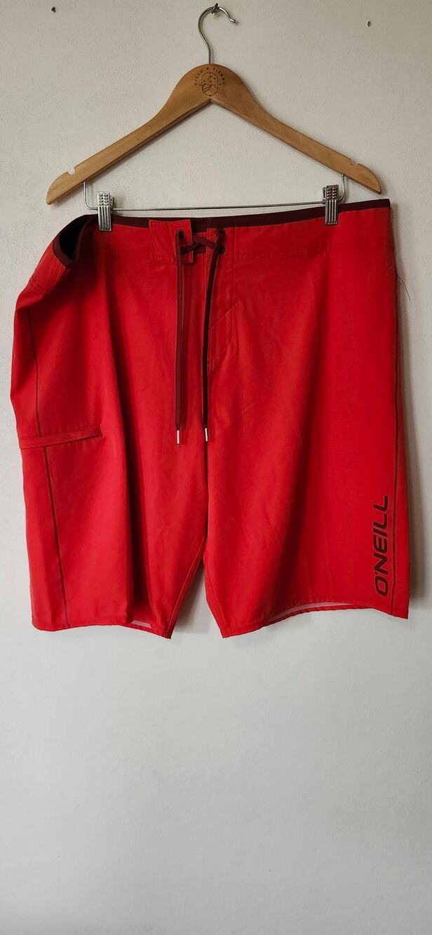 O'Neill Hyperfreak Boardshorts Lifeguard Red Men's Size 40 11" Inseam